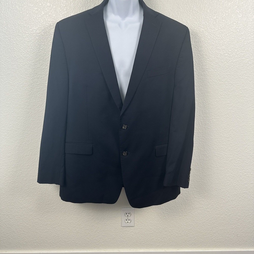 Lauren Ralph Lauren Navy Blue Blazer Sport Coat Jacket 46L